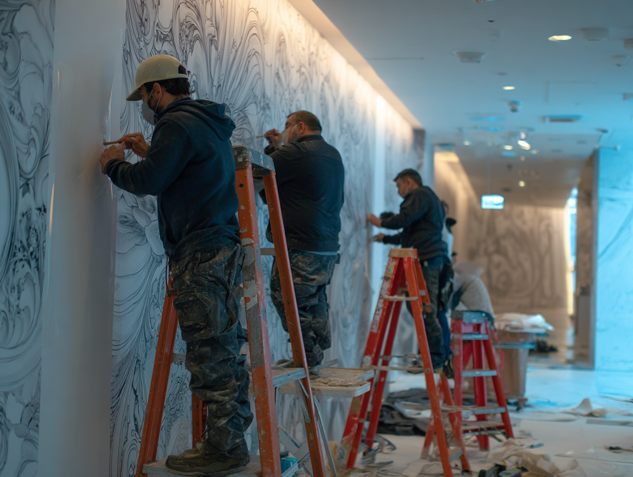 Paper hanging services