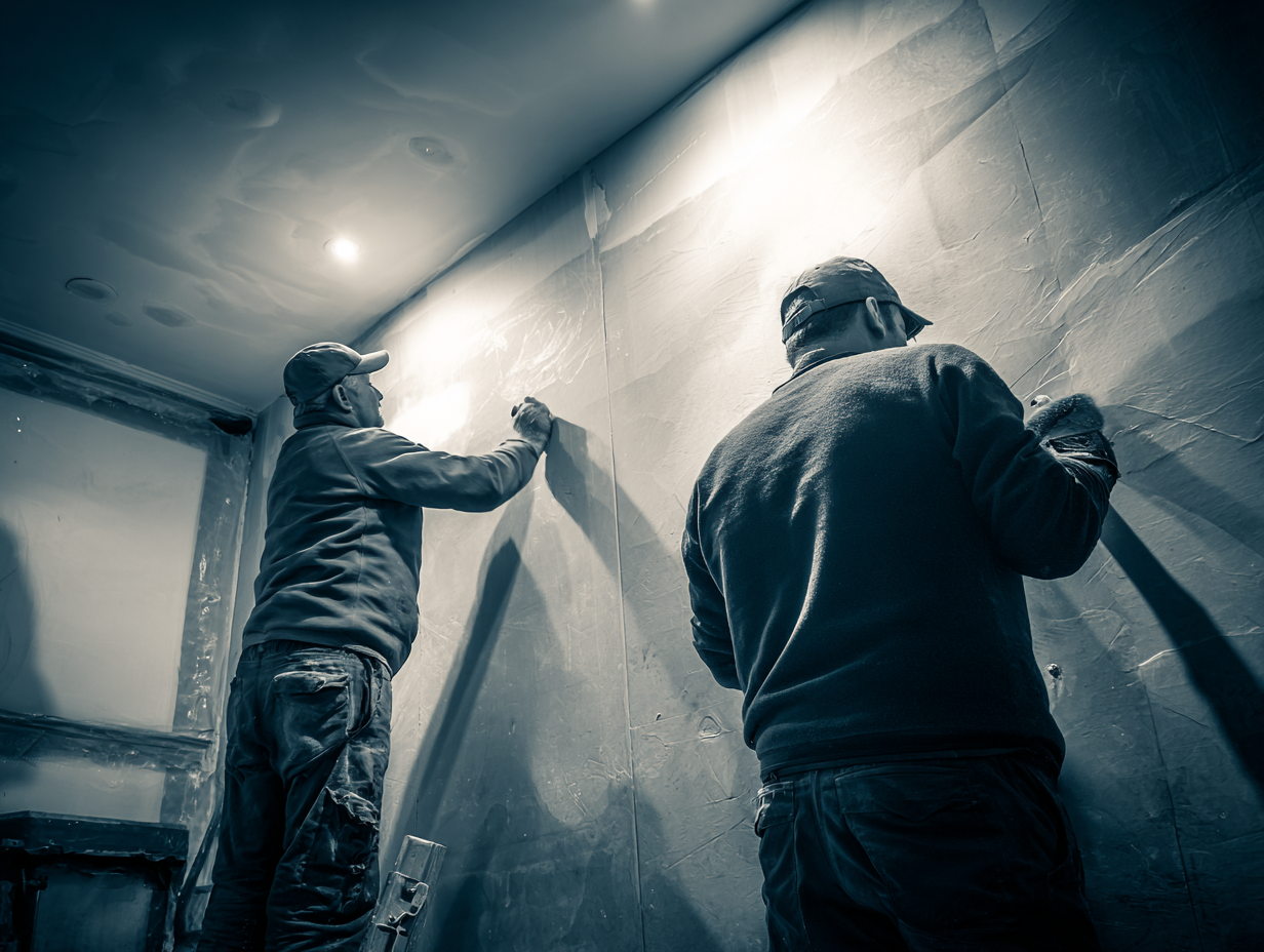 Wall covering installation